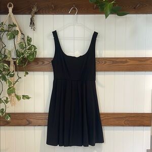 Square Neck Ruffle Dress